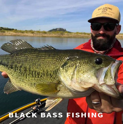 black bass fishing in France