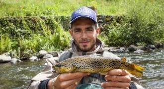 Trout fishing with natural baits in Cantal