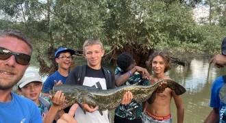 Fishing trip for kids in Spain