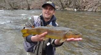 Trout fishing with baits in Auvergne