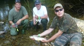 Group fishing session in Jura and Doubs