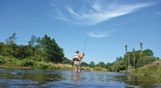 Fly-fishing initation in Pays-Basque