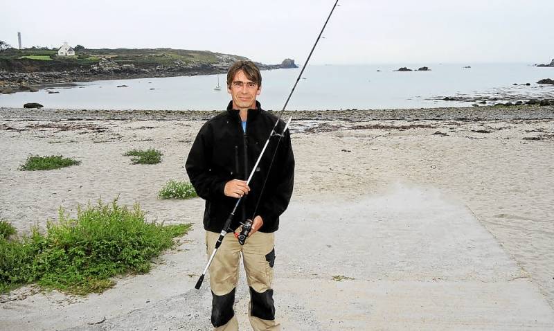 Lure fishing initiation in Bretagne