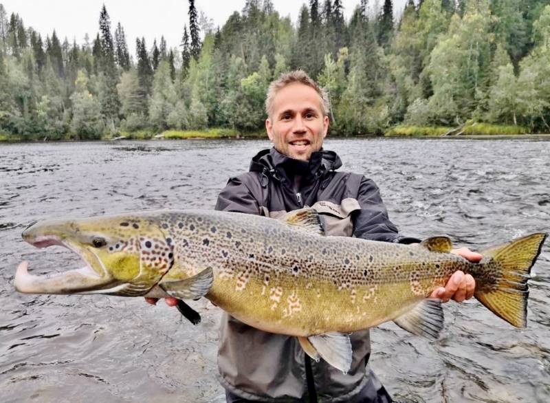 Pêche en rivière en Suède