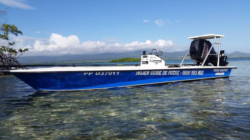 Pêche à la mouche en bateau en Guadeloupe