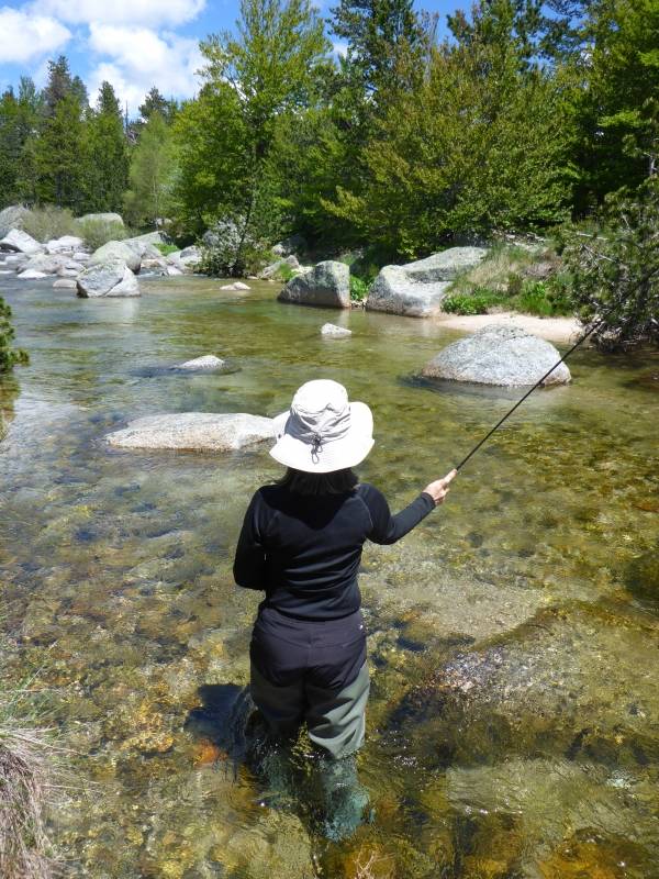 Fly fishing in Cevennes National Park