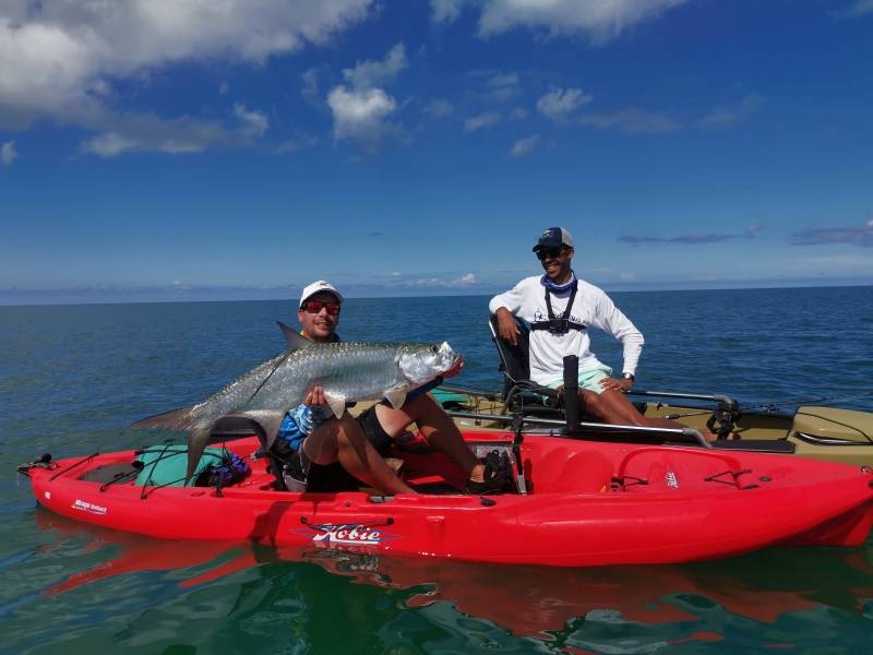 Pêche en kayak en Guadeloupe