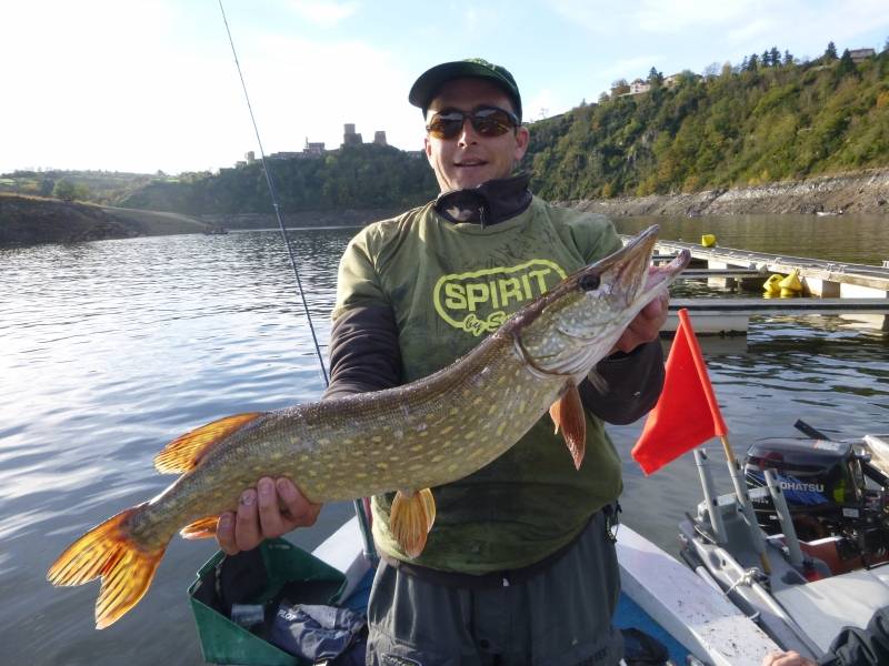 Fishing for pike, zander and perch in dam lakes of Massif Central