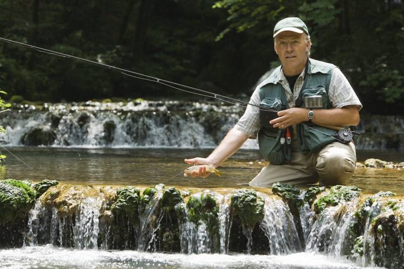 Fly fishing session in Jura and Doubs