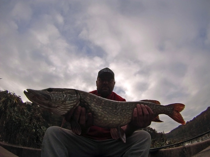 Lure fishing by boat on dam lakes from Correze