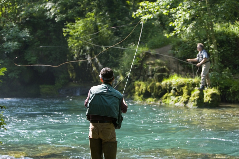 Fly fishing initiation in Jura